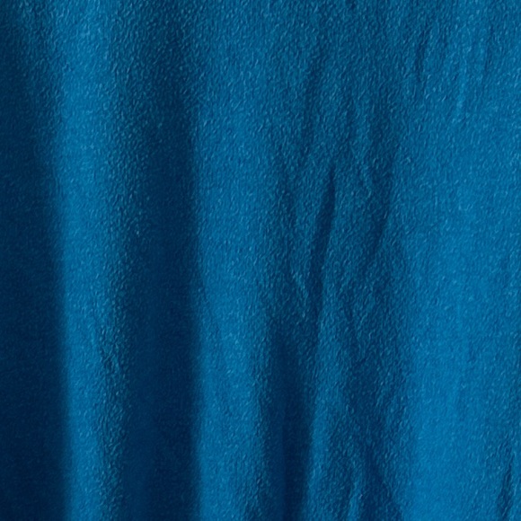 Wildfox Baggy Beach Jumper Deep V Blue Soft Sweater Size L Made In USA - Picture 7 of 7